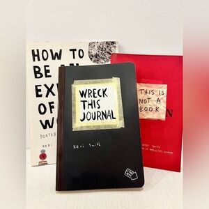 NEW 3 Book Bundle - Wreck This Journal Keri Smith | Creativity | Art | Gift